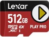 Lexar 512GB Play PRO microSD Express Card, UHS-I, C10, U3, V30, Full HD, 4K, Up to 900/600 MB/s Memory Card LMSXPS0512G-BNNNG Lexar 512GB Play PRO microSD Express Card, UHS-I, C10, U3, V30, Full HD, 4K, Up to 900/600 MB/s Memory Card LMSXPS0512G-BNNNG